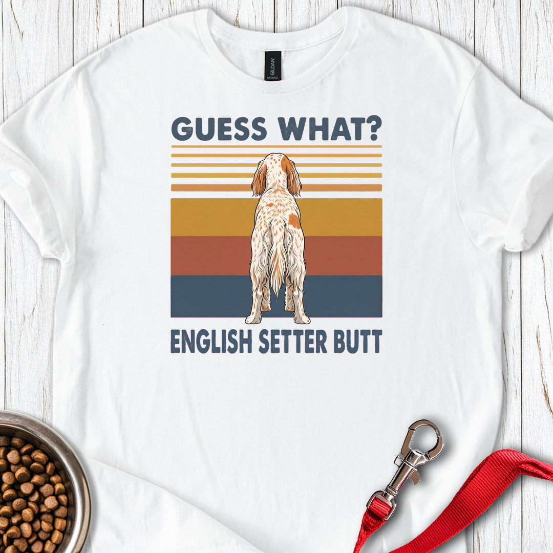 English Setter Butt — White