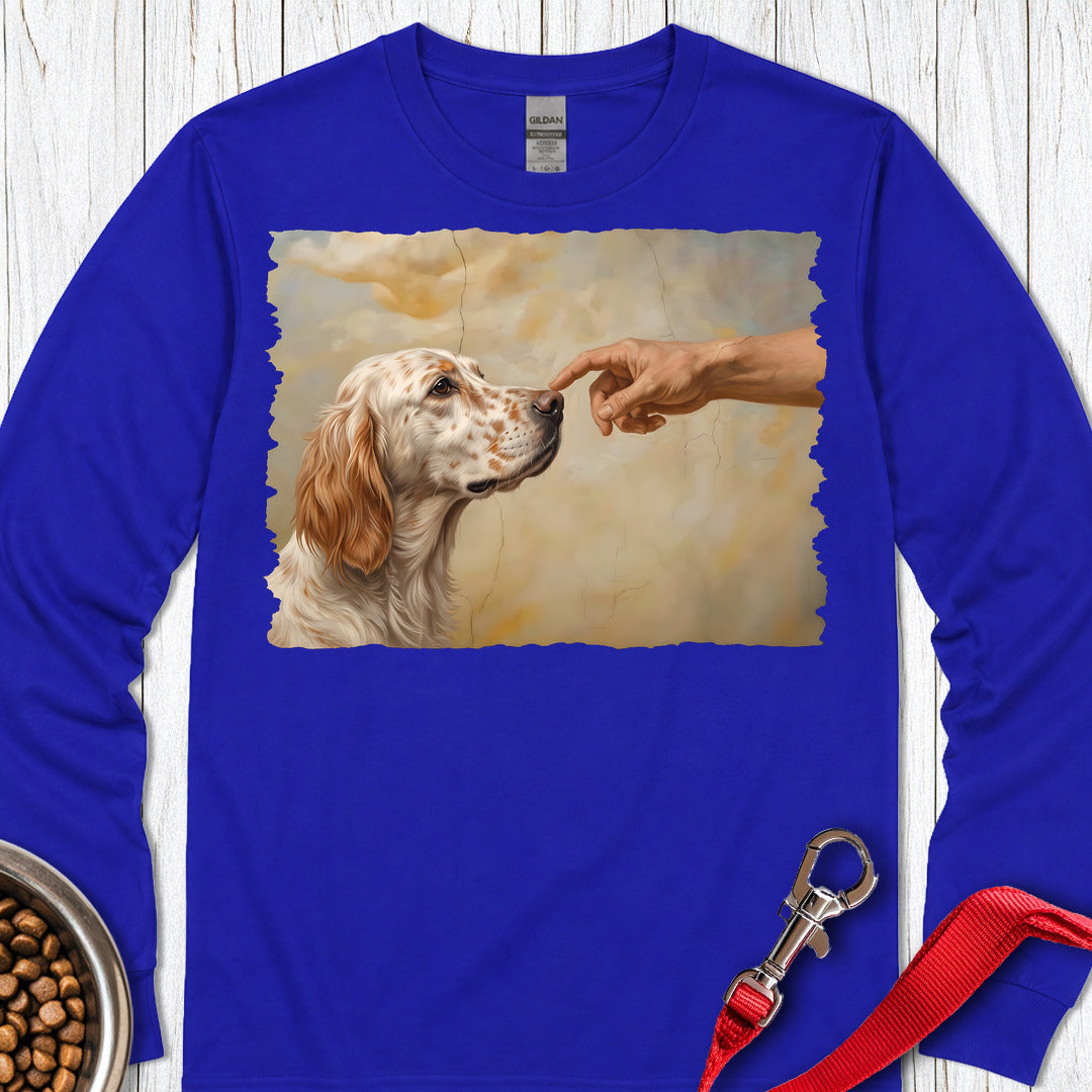 English Setter Creation Long Sleeve — Royal