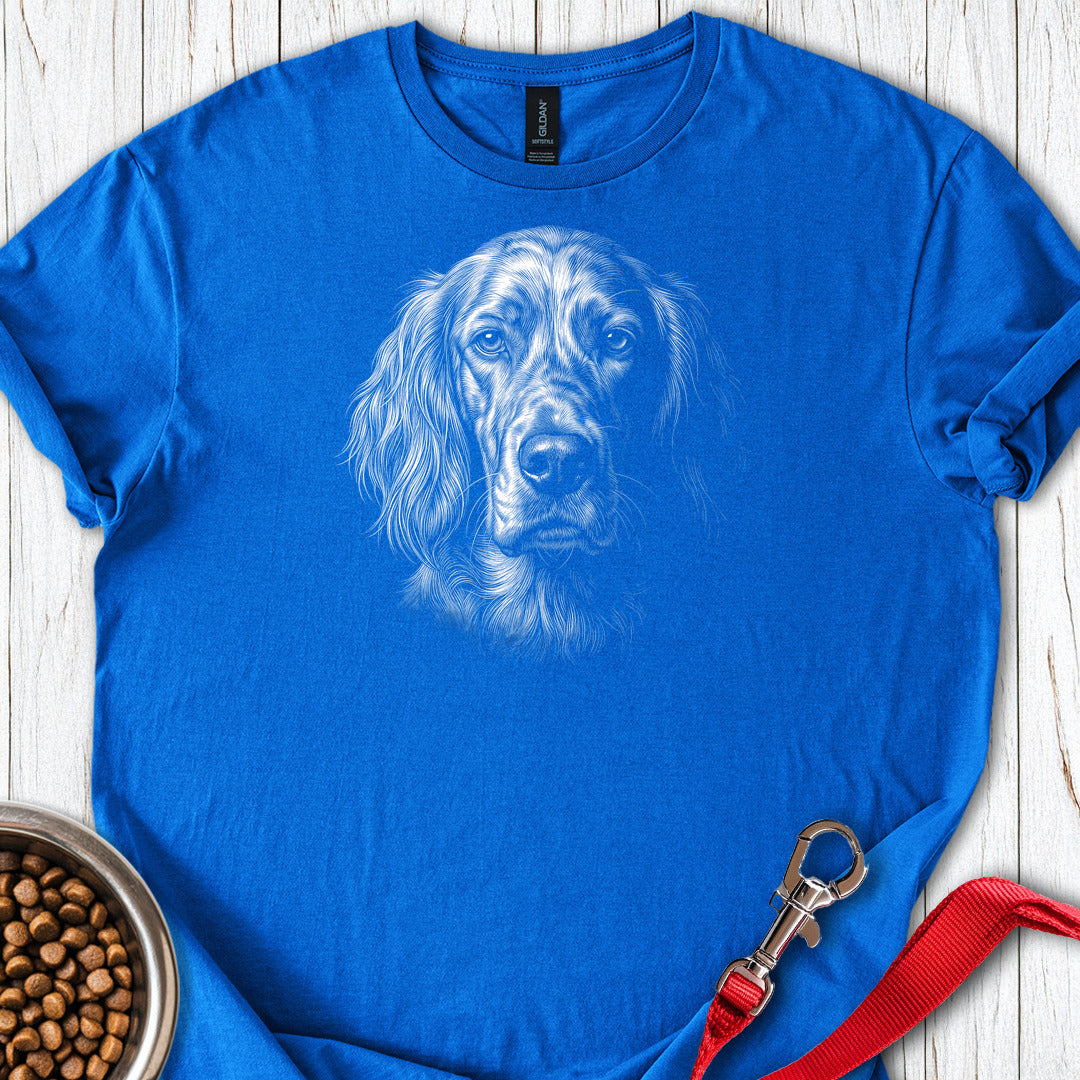 English Setter Engraved — Royal