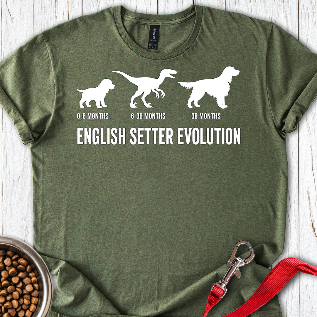 English Setter Evolution — Military Green