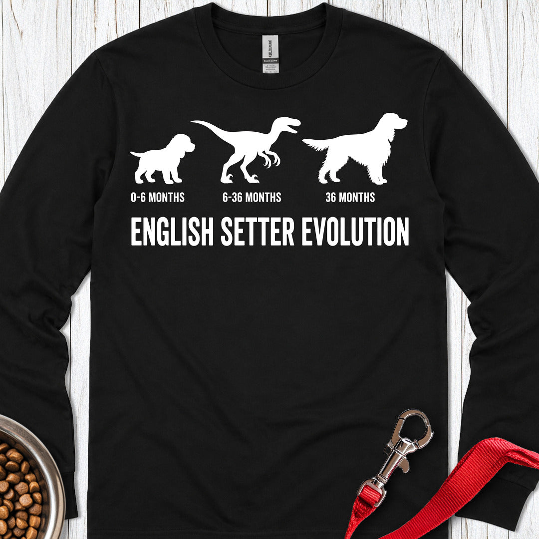 English Setter Evolution Long Sleeve — Black