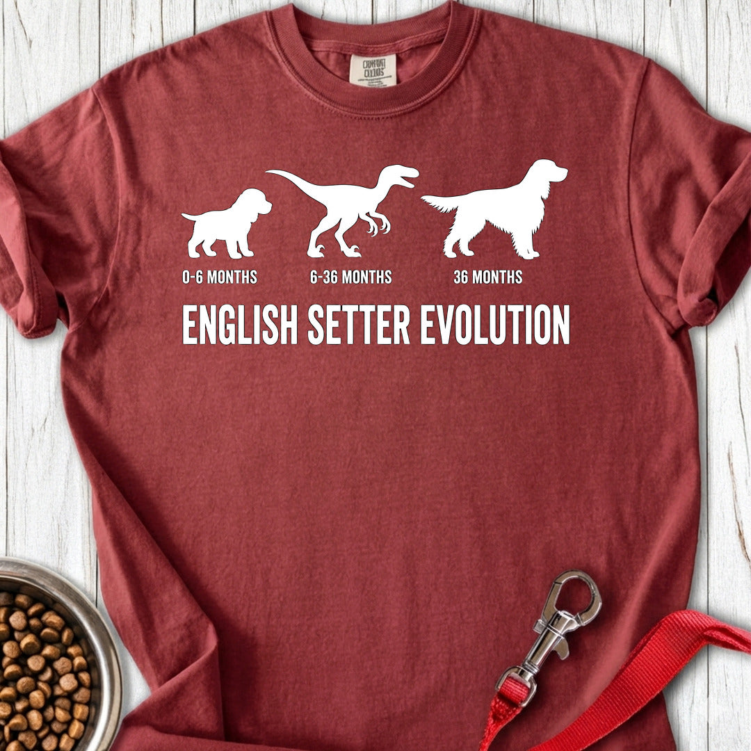 English Setter Evolution Premium Tee Brick
