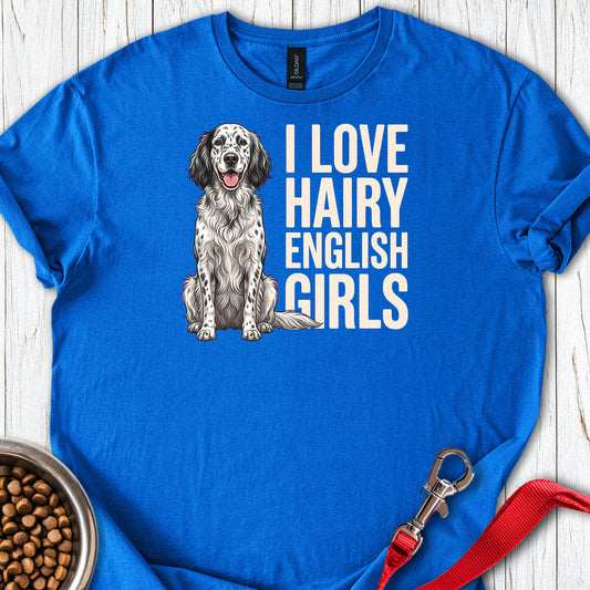 English Setter Hairy Girls — Royal