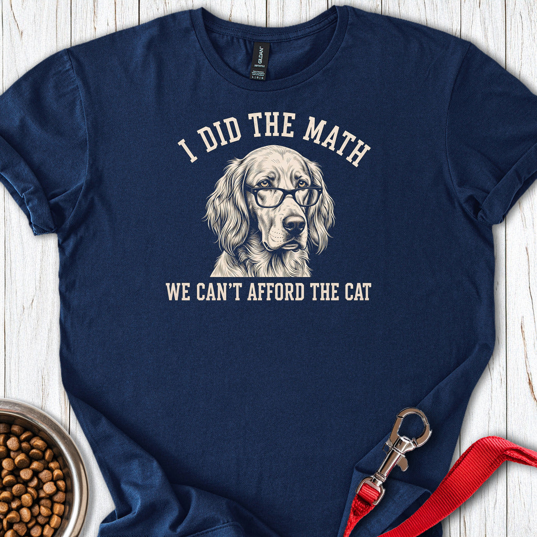 English Setter I Did The Math — Navy