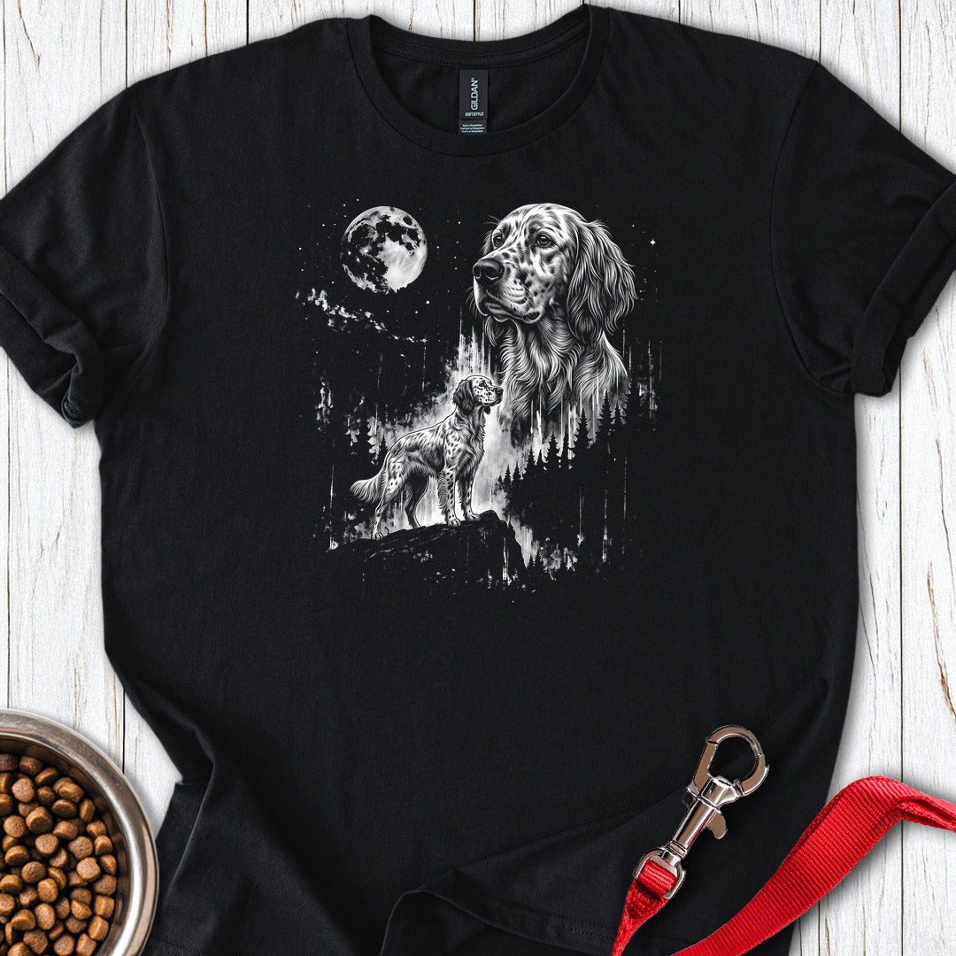 English Setter Moonlight — Black