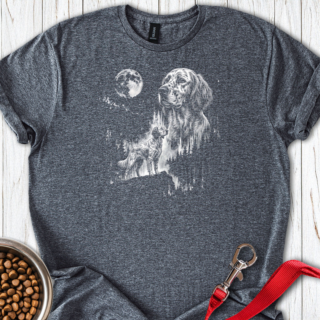 English Setter Moonlight — Dark Heather