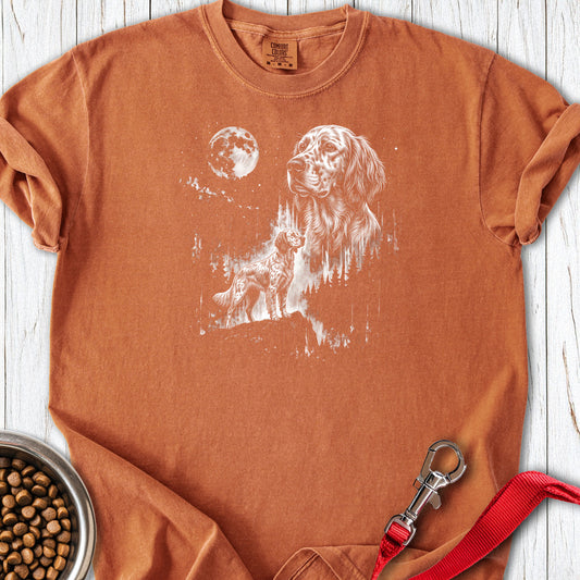 English Setter Moonlight Premium Tee — Yam