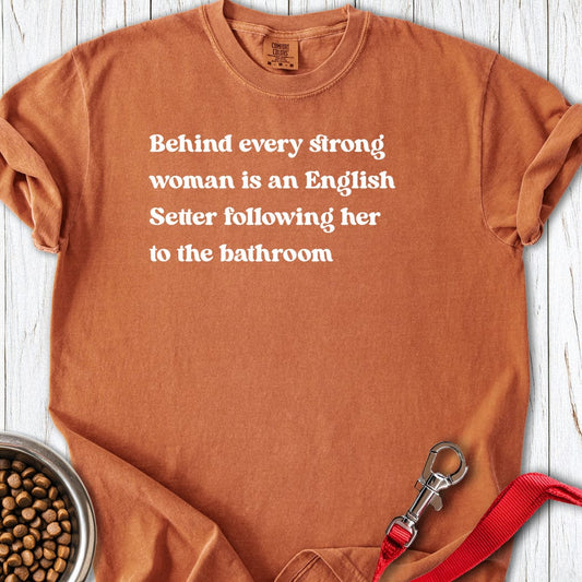 English Setter Strong Woman Premium Tee Yam