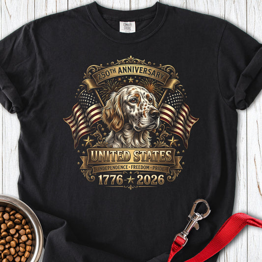 English Setter USA Premium Tee — Black