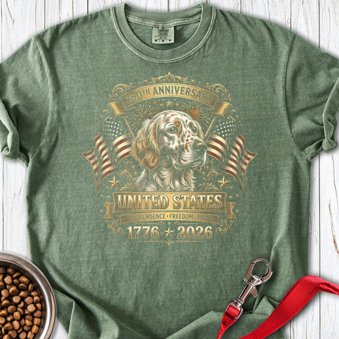 English Setter USA Premium Tee — Moss