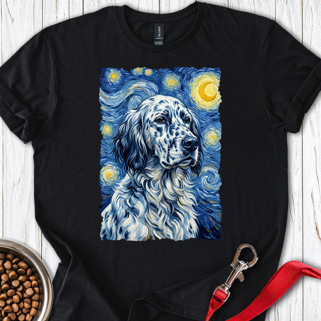 English Setter Van Gogh — Black