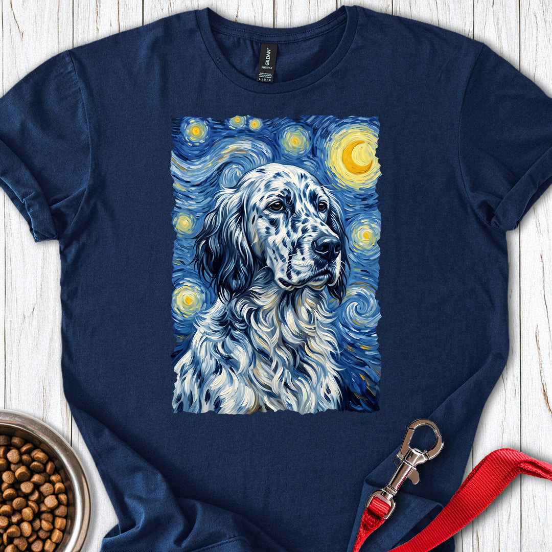 English Setter Van Gogh — Navy