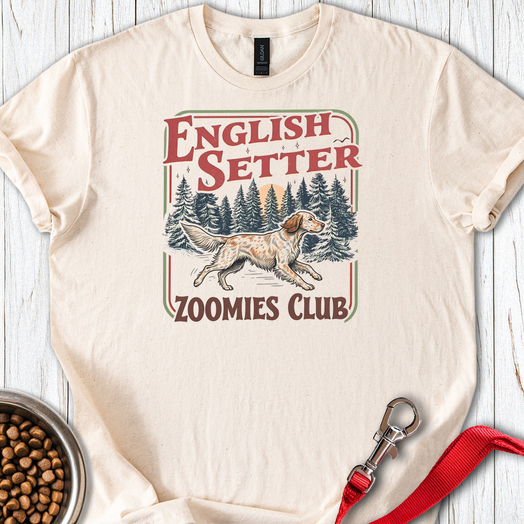 English Setter Zoomies Club — Natural