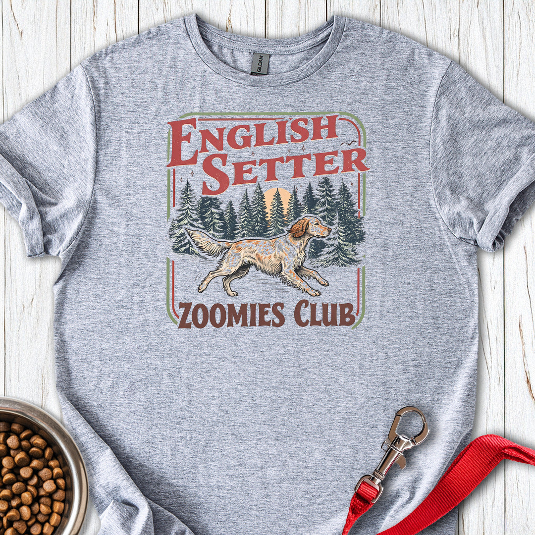 English Setter Zoomies Club — Sport Grey
