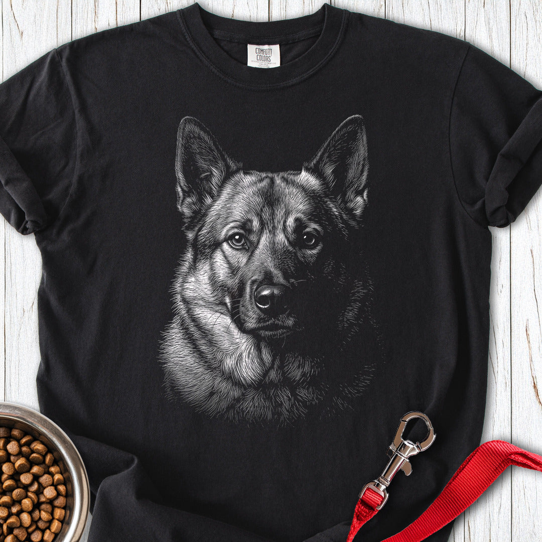 Engraved Premium Tee — Black