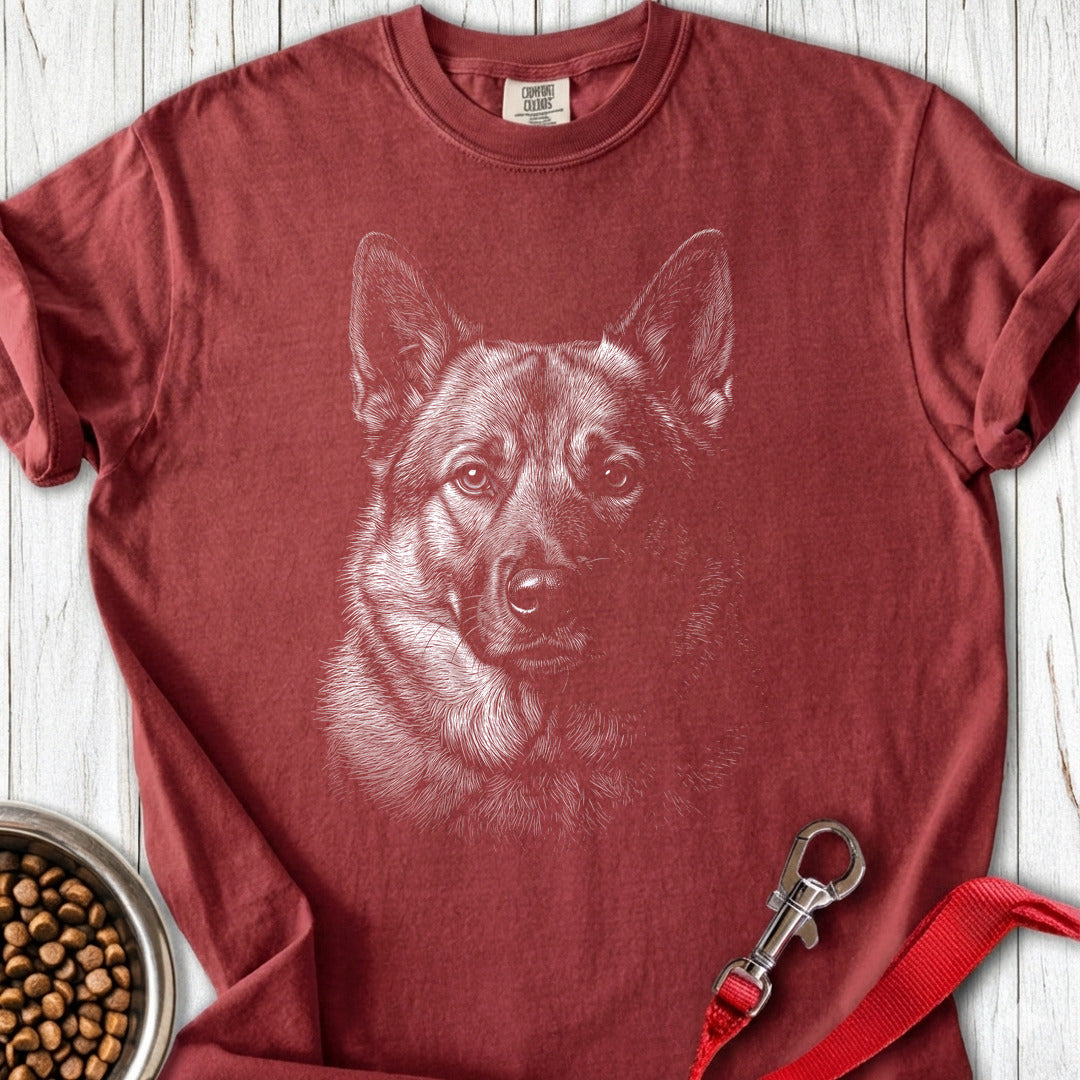 Engraved Premium Tee — Brick