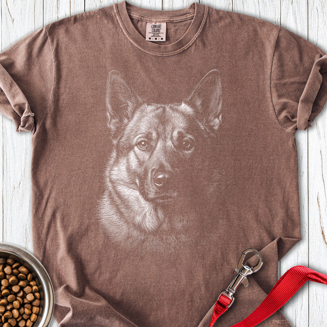 Engraved Premium Tee — Espresso