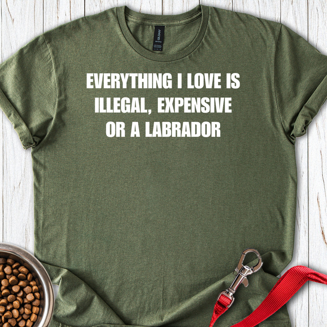 Everything I Love Labrador Military Green