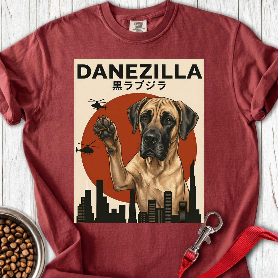 Fawn Danezilla Premium Tee — Brick