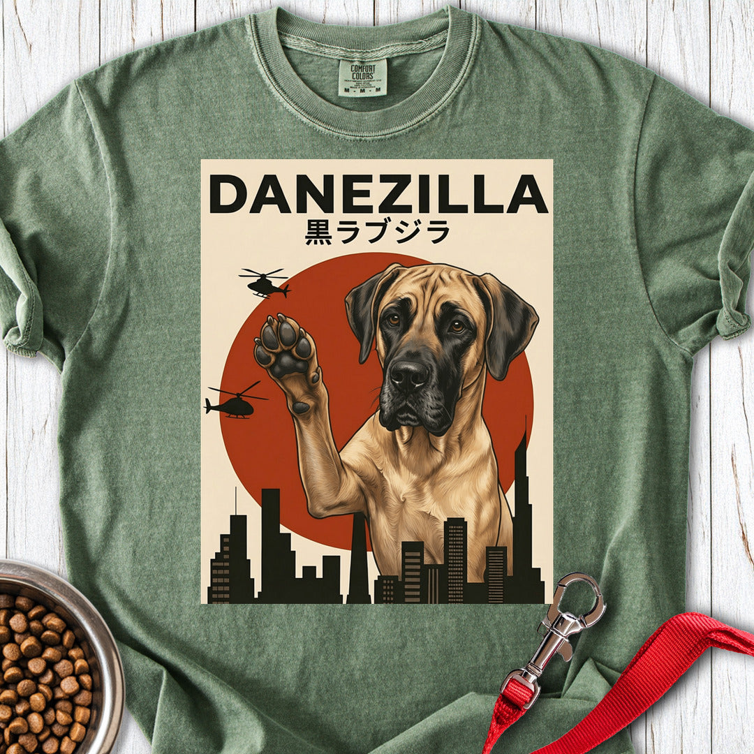 Fawn Danezilla Premium Tee — Moss