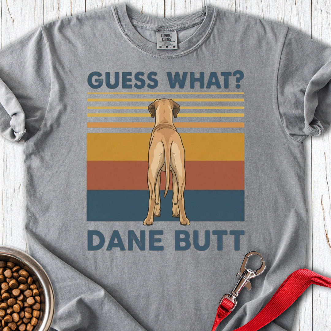 Fawn Great Dane Butt Premium Tee — Grey