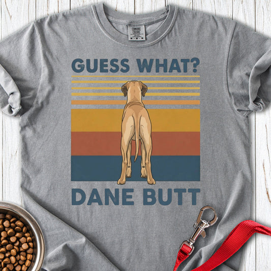 Fawn Great Dane Butt Premium Tee — Grey