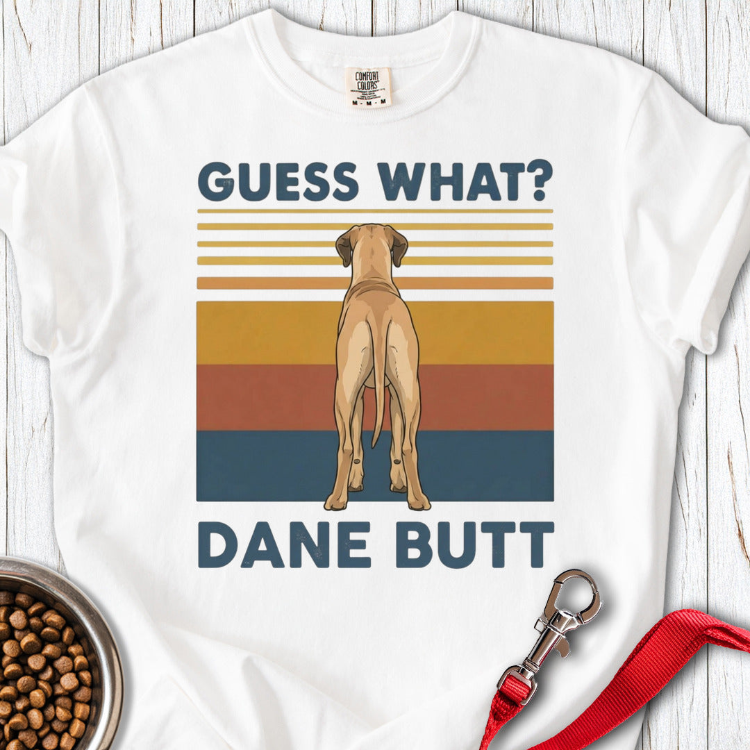 Fawn Great Dane Butt Premium Tee — White