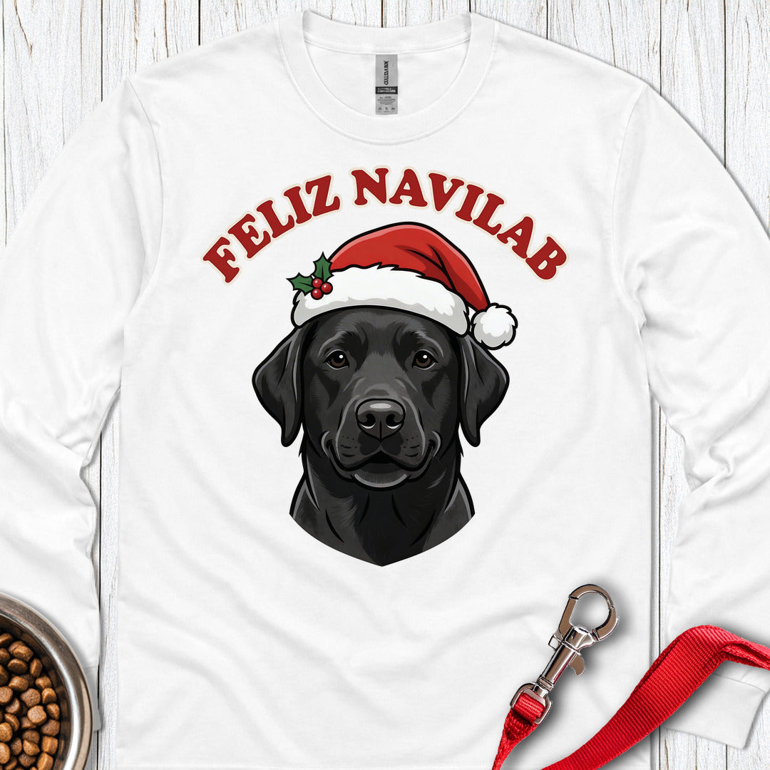 Feliz Navilab Black Lab Long Sleeve — White
