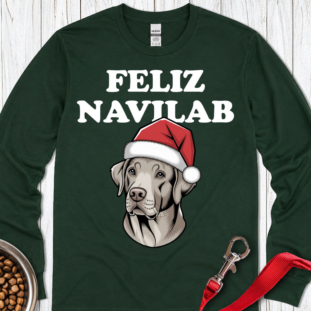 Feliz Navilab Silver Lab Long Sleeve — Forest Green
