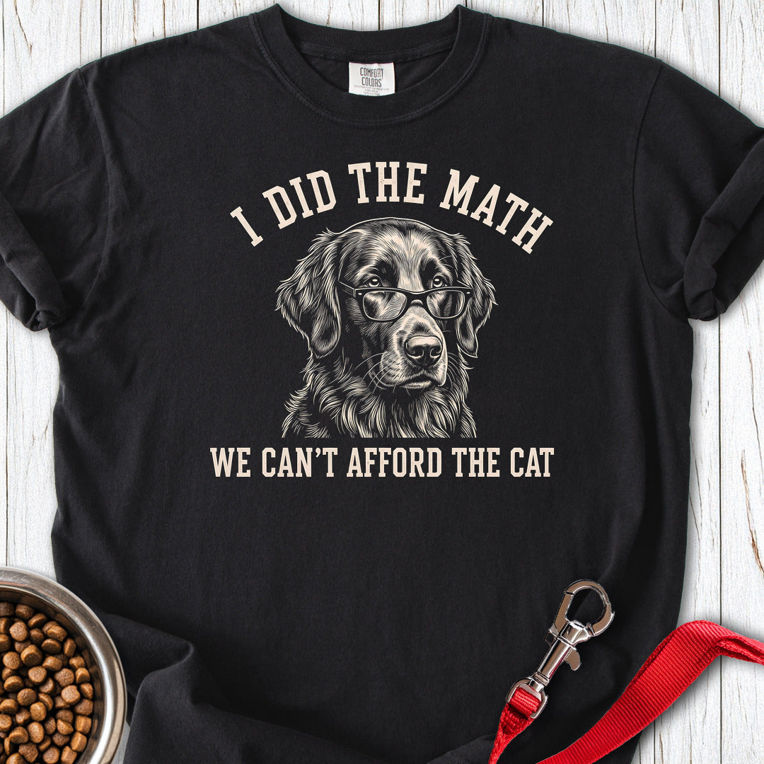 Flat Coated Retriever Ban The Cat Premium Tee — Black