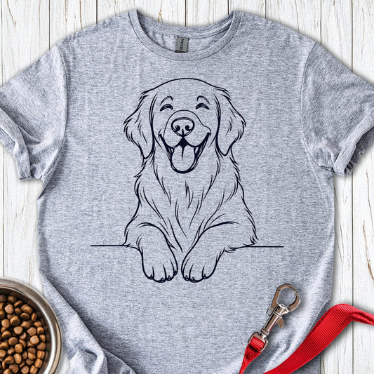 Flat Coated Retriever Lineart Sport Grey