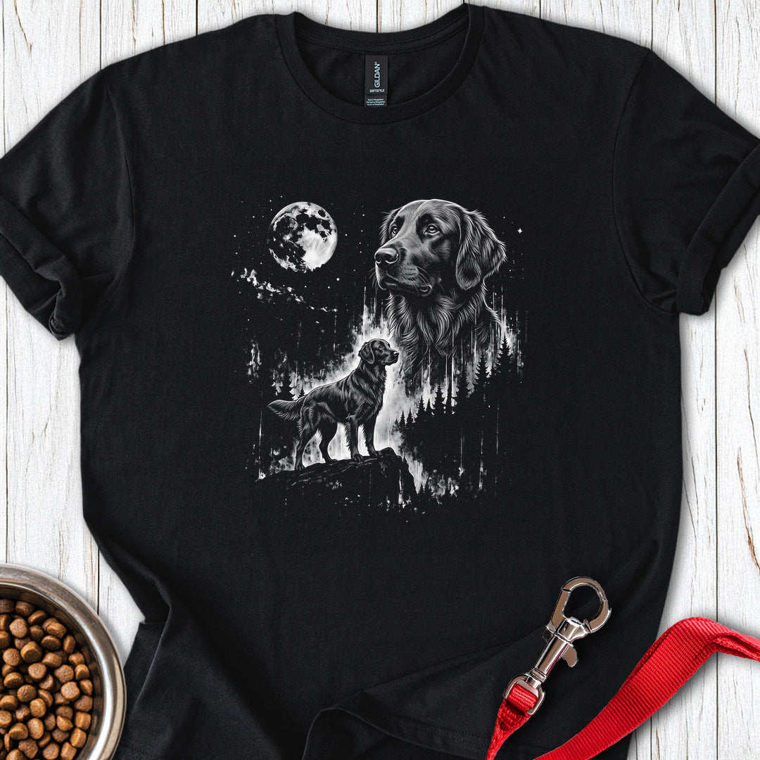 Flat Coated Retriever Moonlight — Black