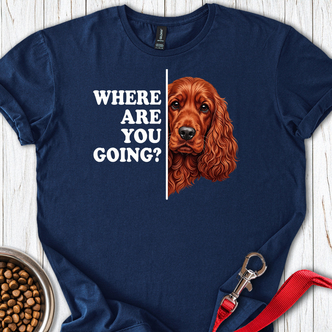 Following Red Cocker Spaniel Navy