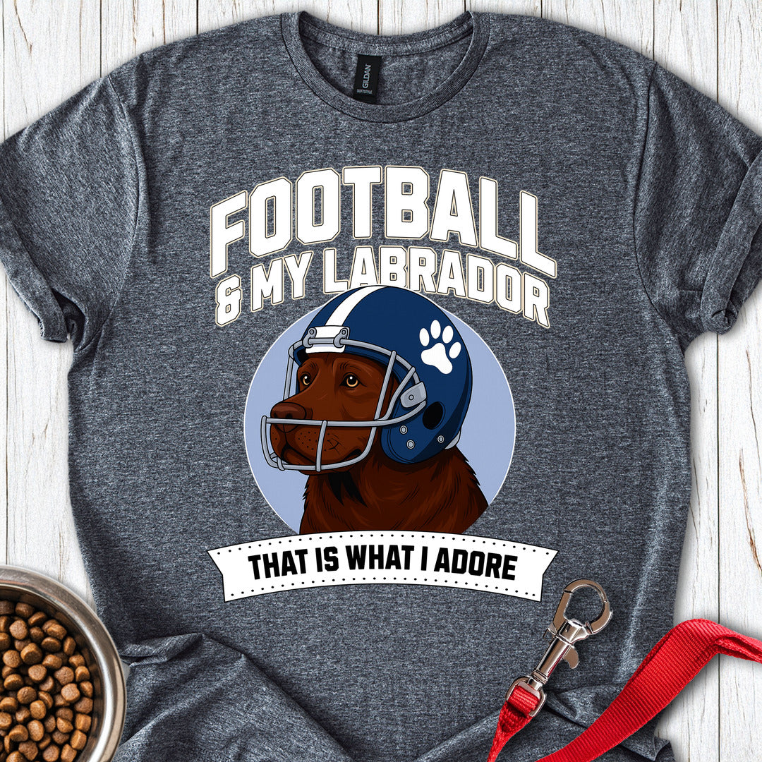 Football Chocolate Labrador Dark Heather