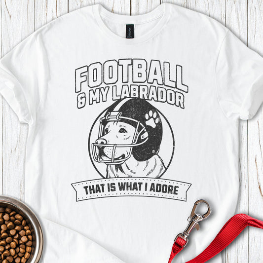Football & My Labrador White