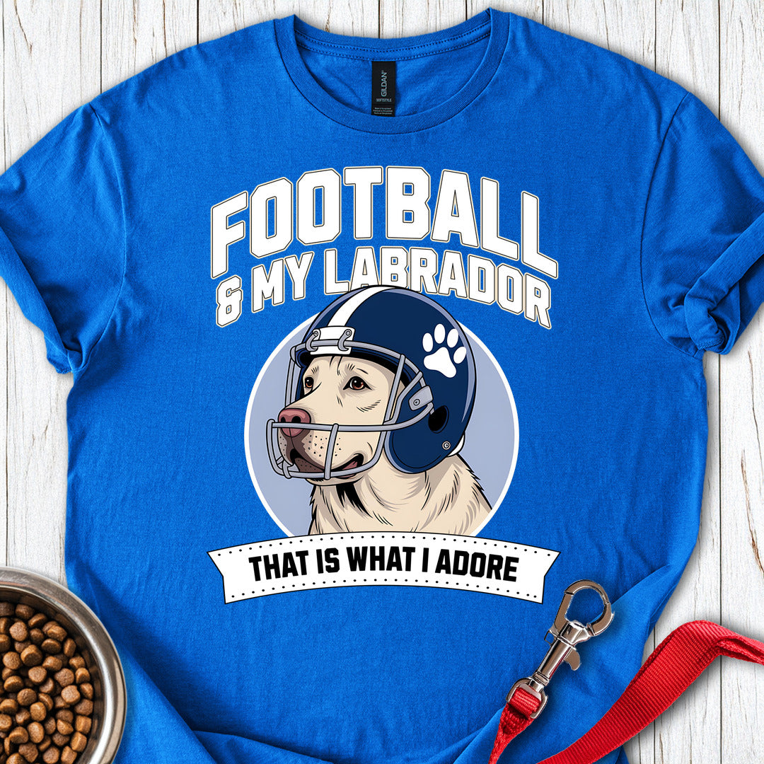 Football Yellow Labrador Royal