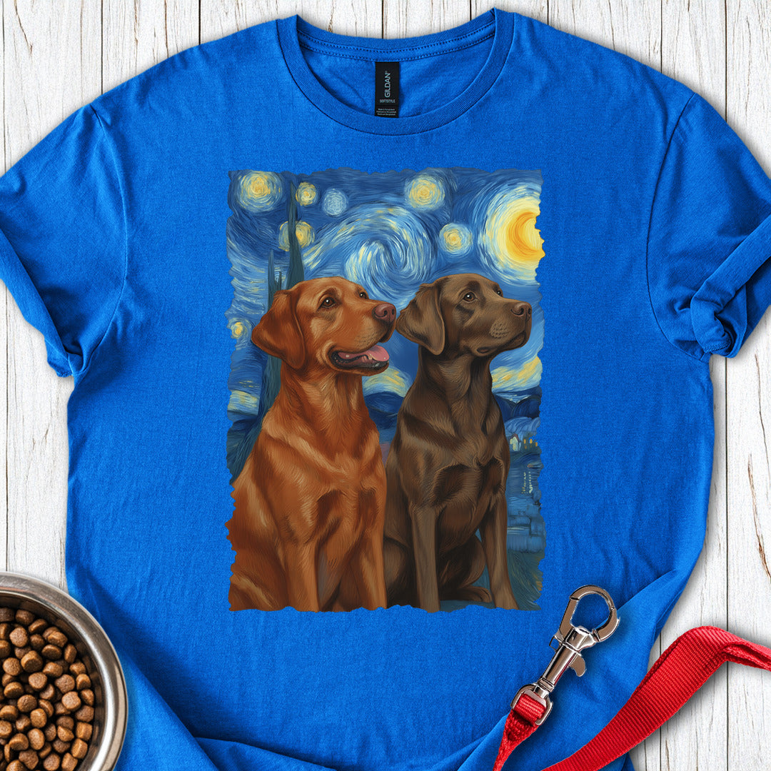 Fox Red & Chocolate Labrador Starry Night Royal