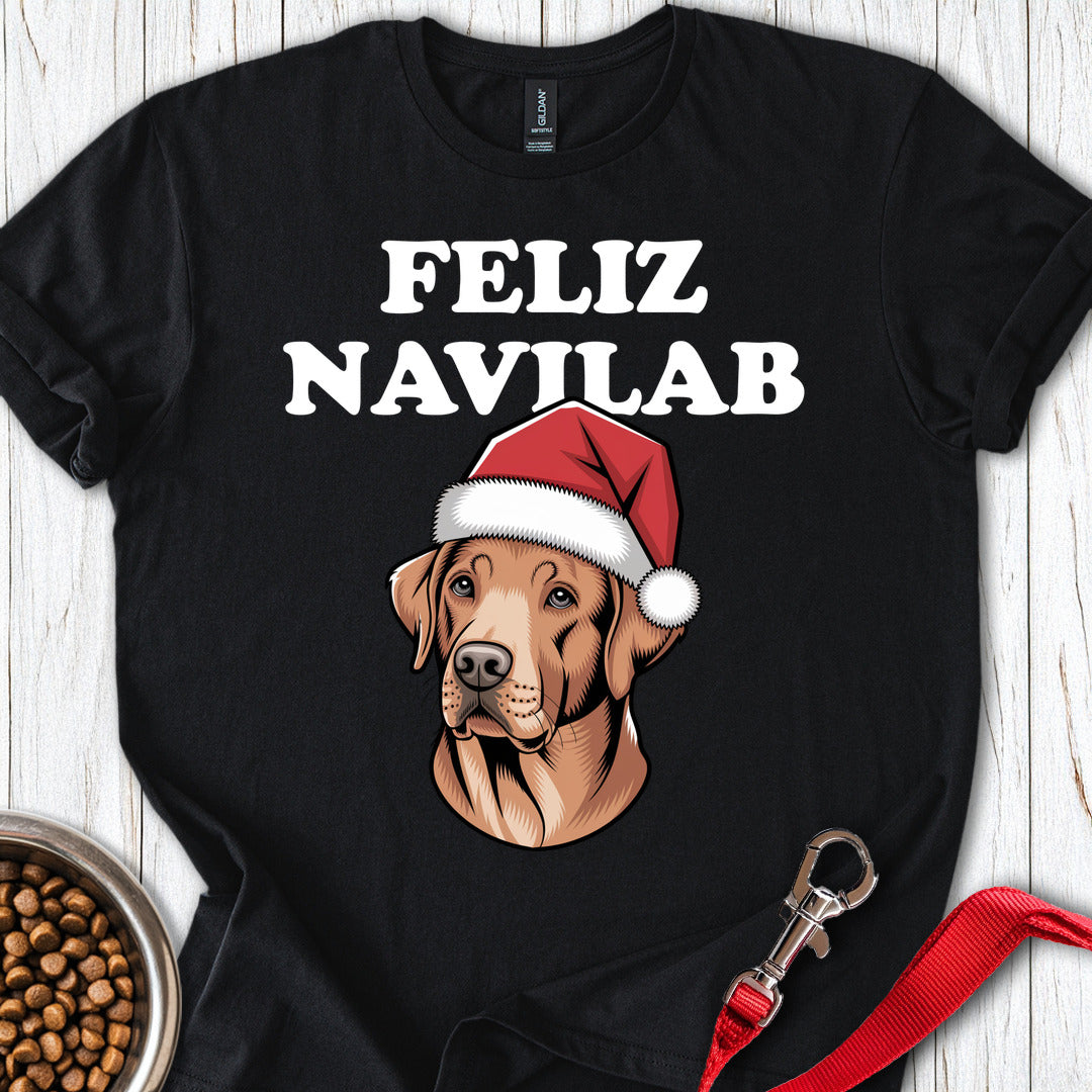 Fox Red Lab Funny Christmas Black
