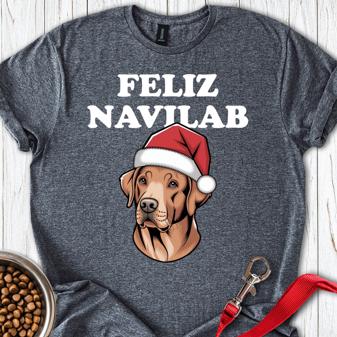 Fox Red Lab Funny Christmas Dark Heather
