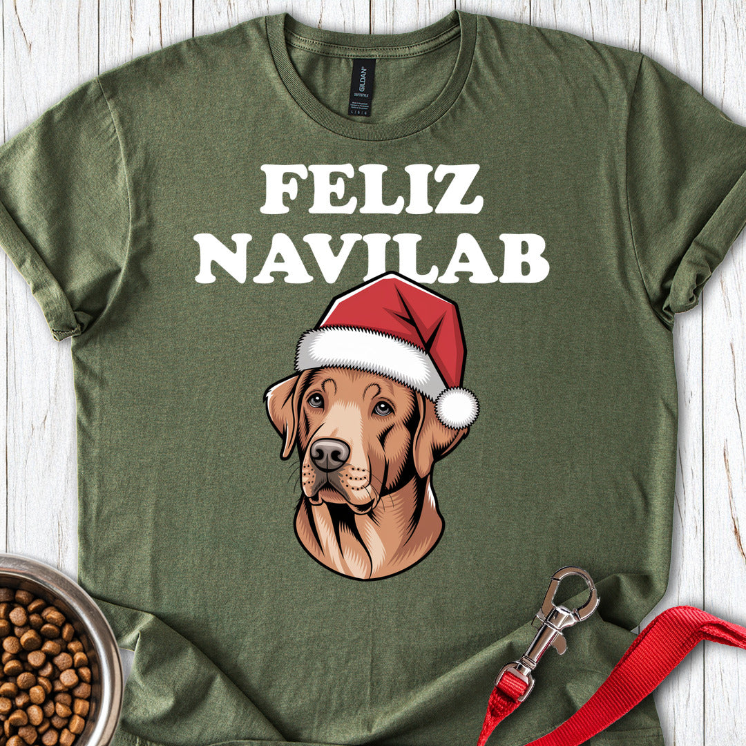 Fox Red Lab Funny Christmas Military Green