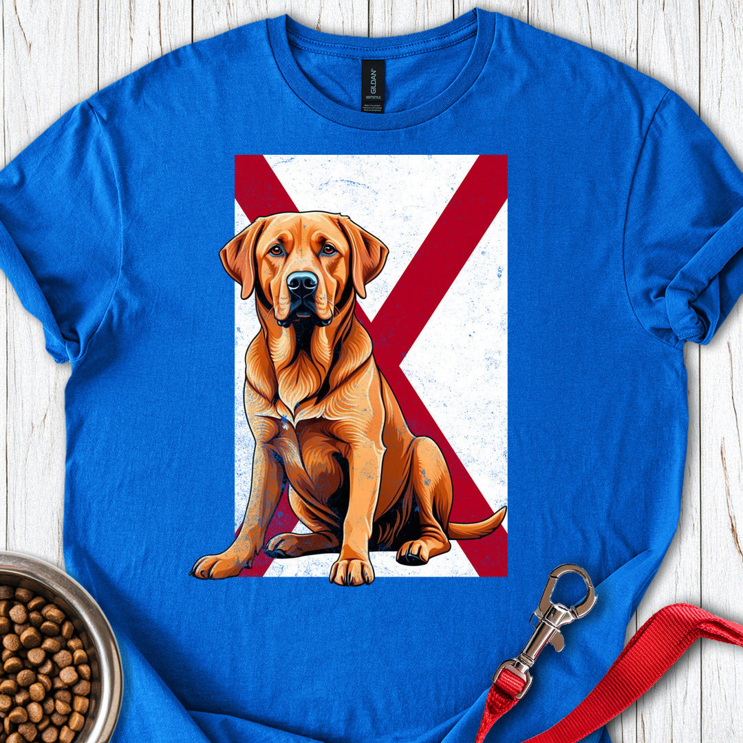 Fox Red Labrador Alabama Flag Royal