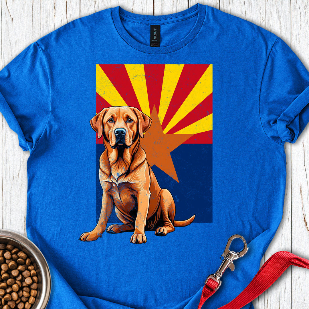 Fox Red Labrador Arizona Flag Royal