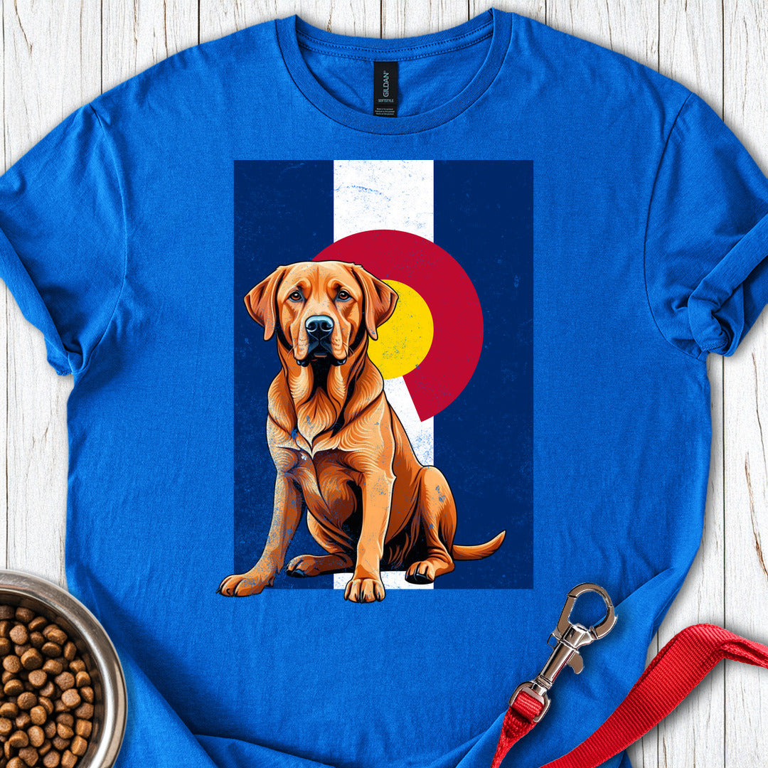 Fox Red Labrador Colorado Flag Royal