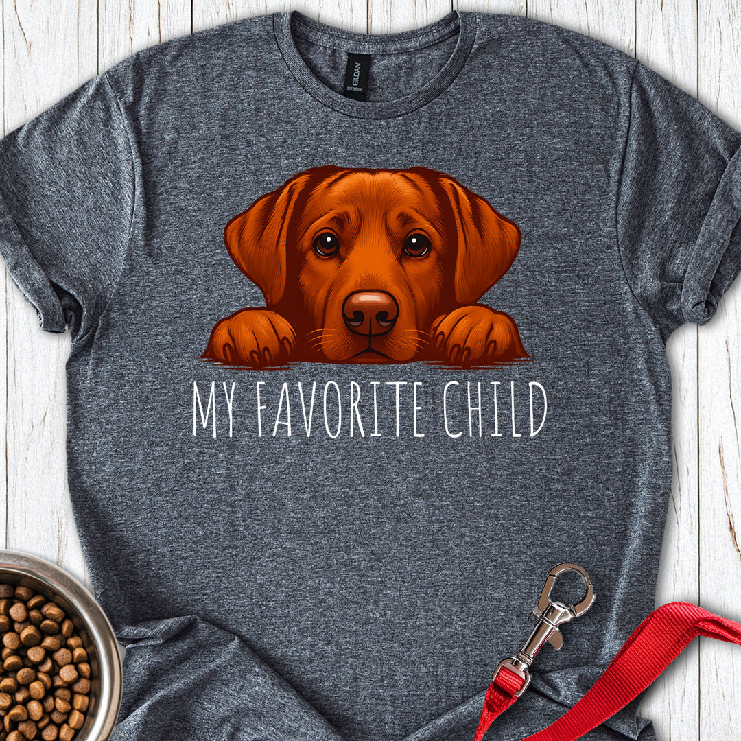 Fox Red Labrador Favorite Child Dark Heather