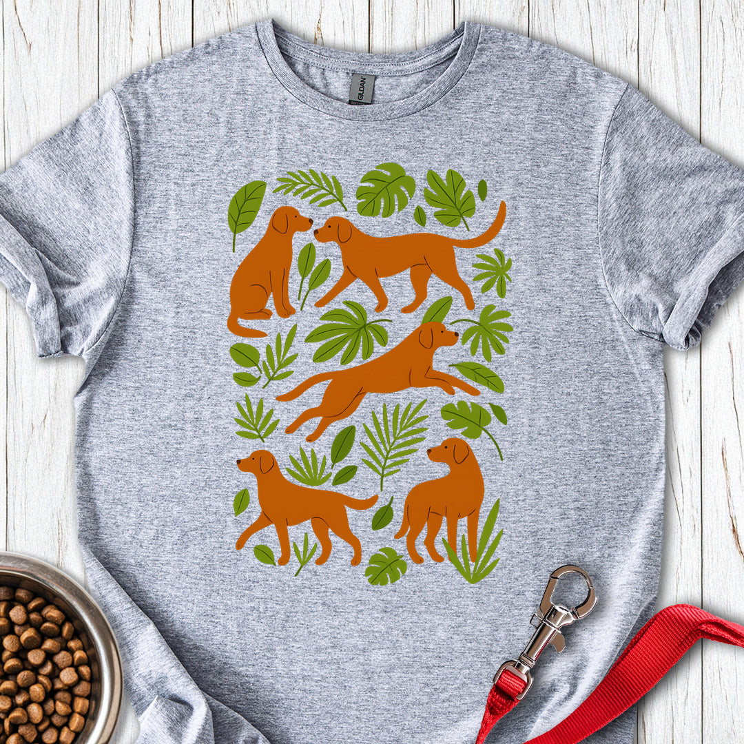 Fox Red Labrador Floral Sport Grey
