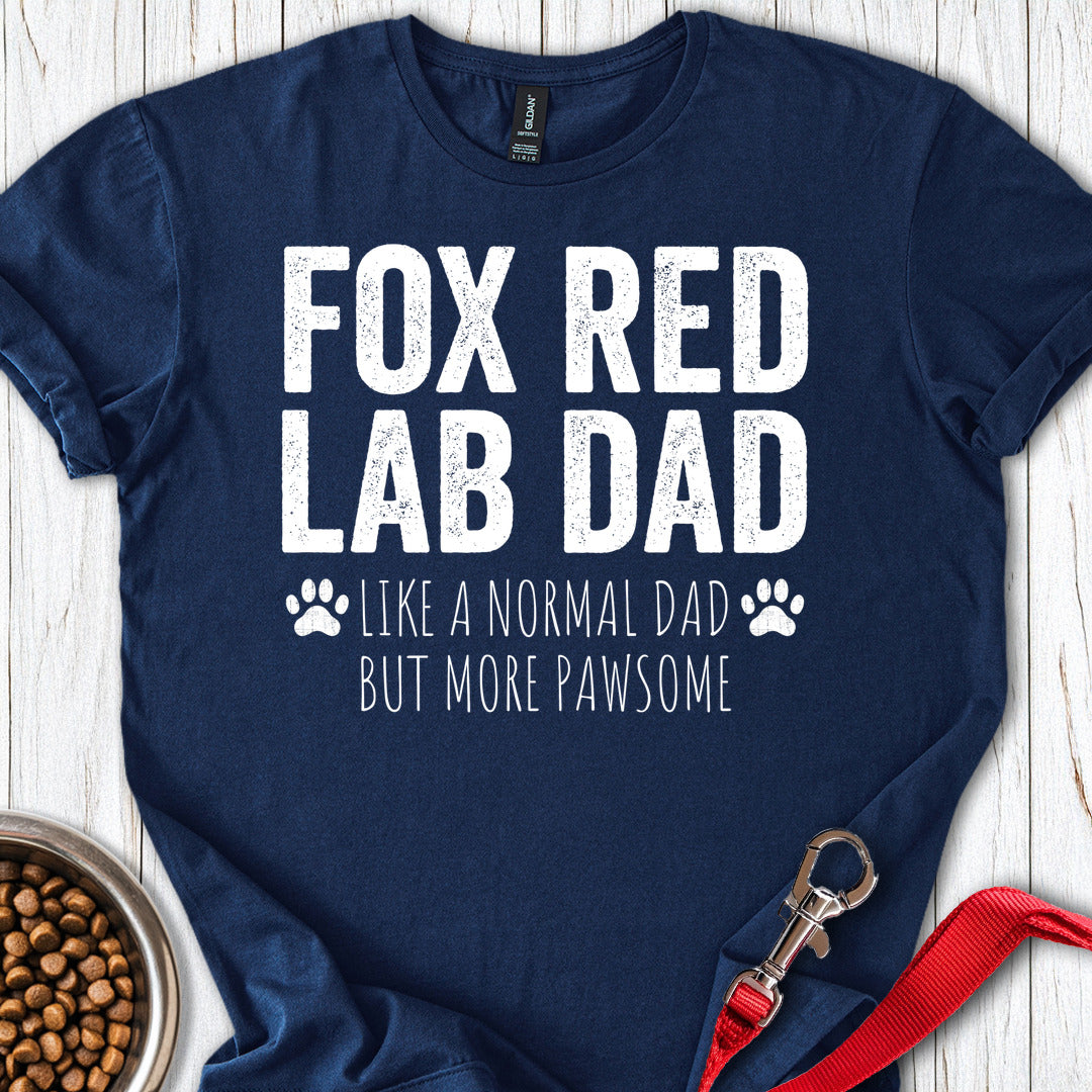 Fox Red Labrador Lab Dad Navy