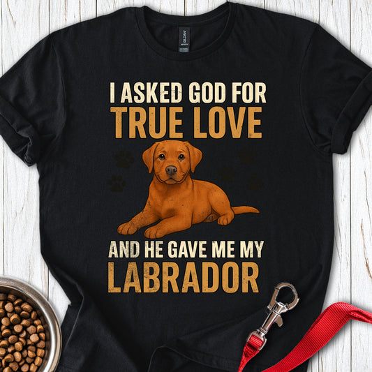 Fox Red Labrador Love Black