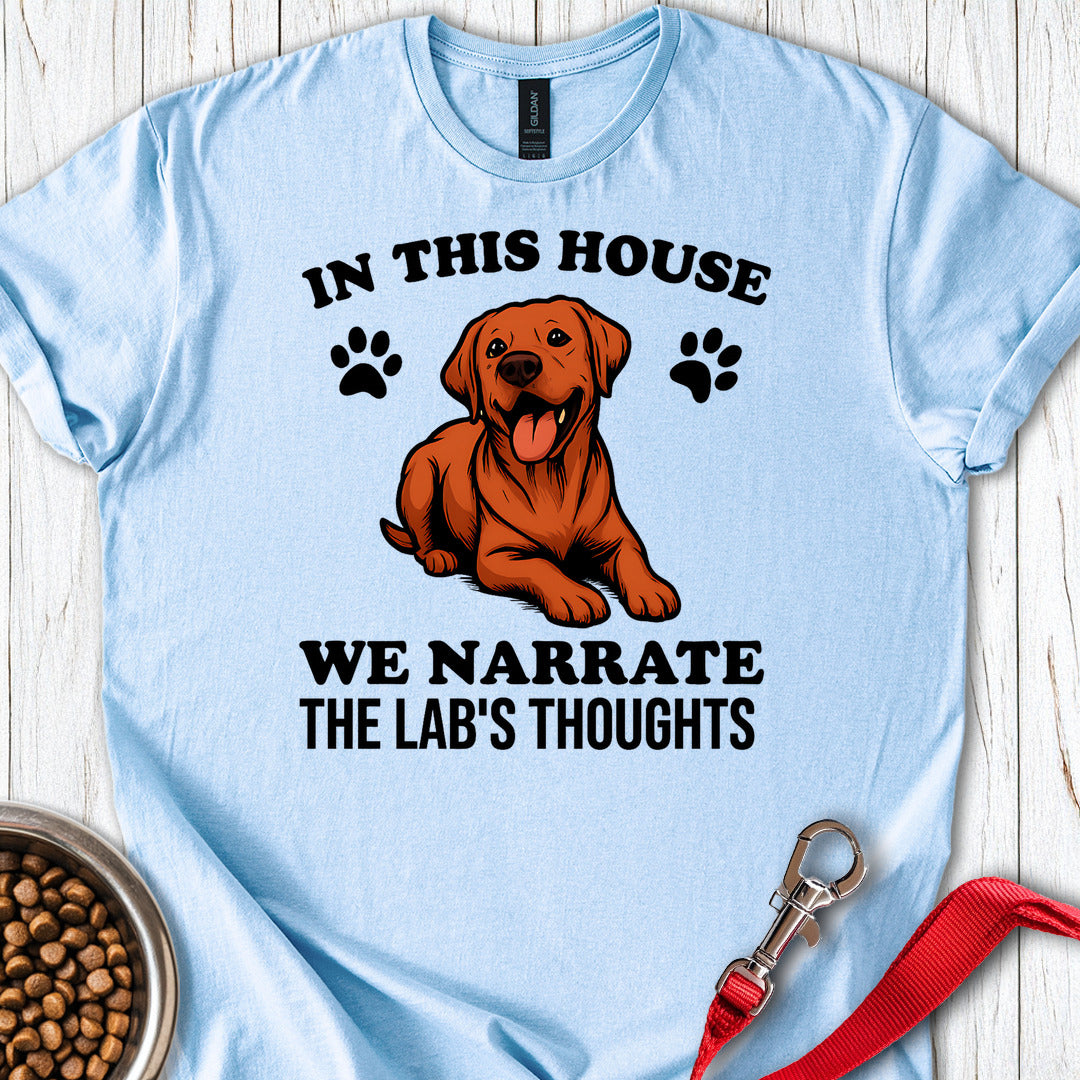 Fox Red Labrador Narrate Light Blue