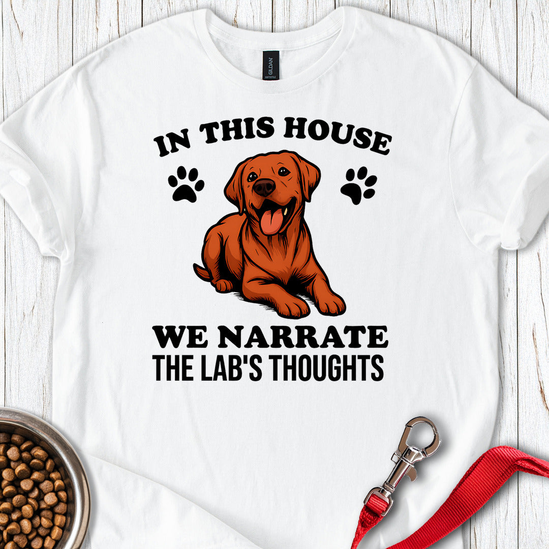 Fox Red Labrador Narrate White