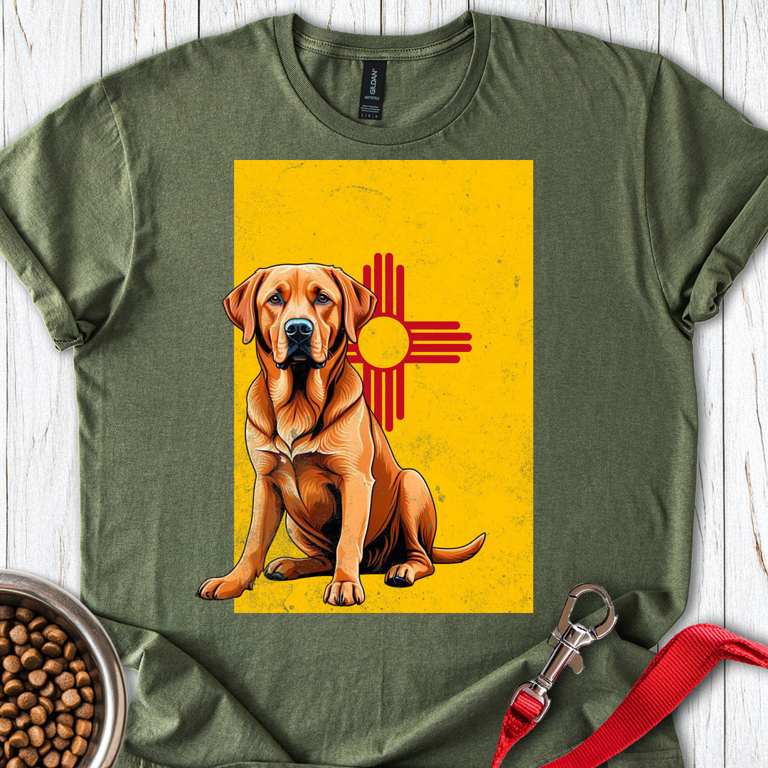 Fox Red Labrador New Mexico Flag Military Green
